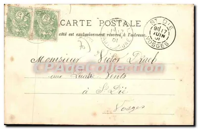 Luxeuil-les-Bains — Os Termas — Reuchet, editor, Fongerolles — Verso