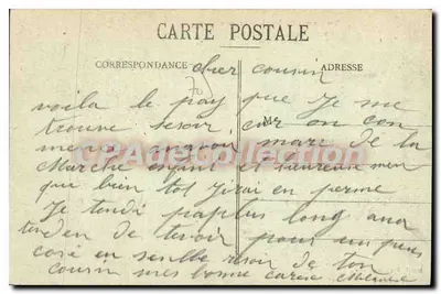 Fougerolles - O Castelo — A Haute-Saône histórica, editor desconhecido — Verso
