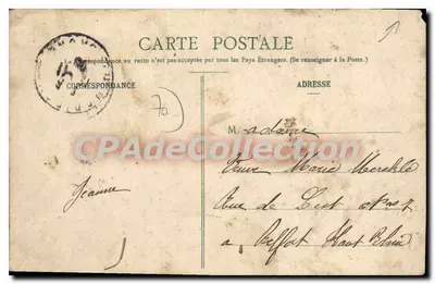 Héricourt (Hte-Saône) — Zamek — Cilfebé Mettilbaz n°206 — Rewers