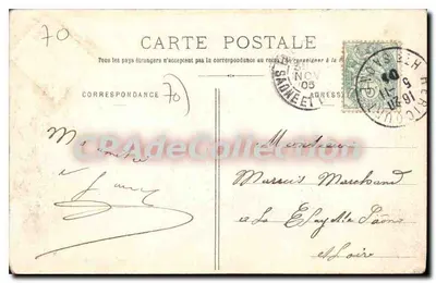 Héricourt - Vue générale — Librairie Kegreisz, Héricourt — Rewers