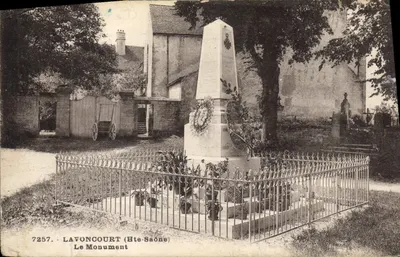 Lavoncourt (Haute-Saône) — O Monumento — Éditions C. L. Besarçon, n° 7257