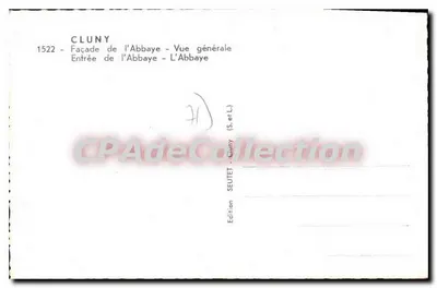 Cluny — Abdisgestel — Uitgave SEUTET — Achterkant