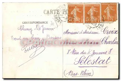 Cluny — Szpital — Szpital zaczęty w 1626, zakończony w 1828 — Kolekcja Dutrion — Reprodukcja zabroniona — Rewers
