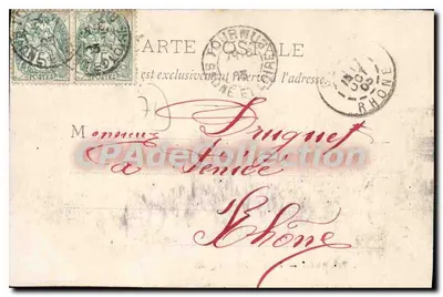 Tournus — Ogólny Widok Przystani — B. F. Chalon-sur-Saône — Rewers