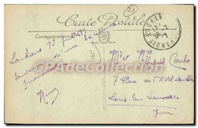 Louhans — O Hospital — Editor não identificado, número de série não visível — Verso