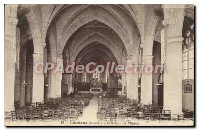 Louhans (S.-et-L.) — Interior da Igreja — CPAdeCollection