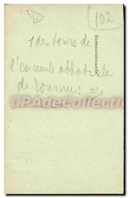 Tournus - Rue des Droits de l'Homme — torre redonda con techo cónico — Reverso