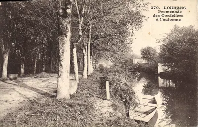 Louhans — Promenade dos Cordeliers no outono — n° 370