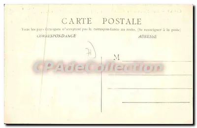 Cluny — Narodowa Szkoła Sztuk i rzemiosł. (Façada Pałacu Papieża Gelasza) — E. T. Eah — Rewers