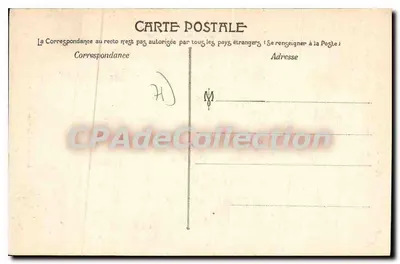 Chalon-sur-Saône — Estátua de Chabas — Edição G. G. Léon — Verso
