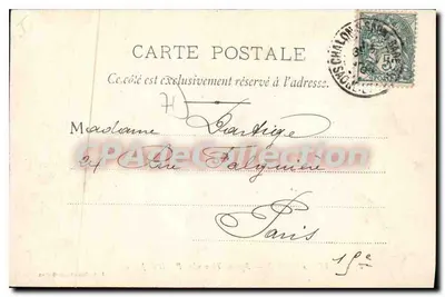 Chalon-sur-Saône — Plein Thevenin, Justitiepaleis — B. F. Chalon-sur-Saône — Achterkant