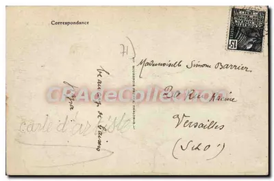 Le Creusot — Pomnik Pamięci — Wydawca R. Buser, nr 102 — Rewers
