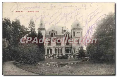 Chagny — Castelo Diot — editor Duval, Chagny