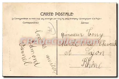 Chalon-sur-Saône — Statua Neptuna — Wydawnictwo Galerii Modernej — Rewers
