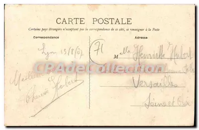 Mâcon — A Prefeitura — C. Faure, livreiro, Mâcon — Verso