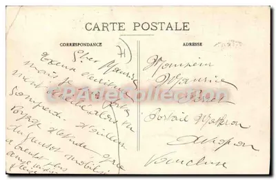 LE CREUSOT — Usinas Schneider — Marteau-Pilon (100 toneladas) — A. Duret, impressor-editor — Verso