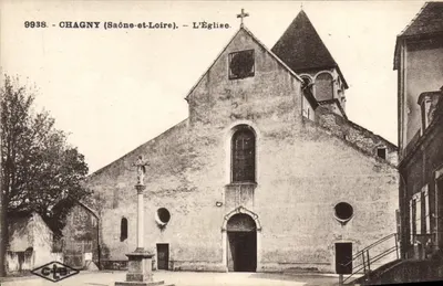 Chagny (Saône-et-Loire) — A Igreja — C.T.E. n° 9938