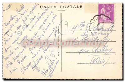 Autun — Ogólny widok — Wydawnictwo Tabac de la Garre, nr 16 — Rewers