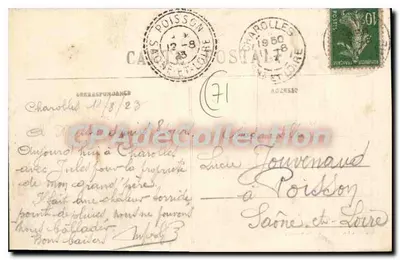 Charolles — El Hospital — Ville Lecercle, Cliché Estate — Reverso