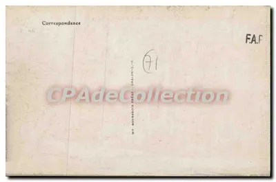 Paray-le-Monial (S.-et-L.) — Casa dos Capelãos — editor não identificado, n° de série 1600 — Verso