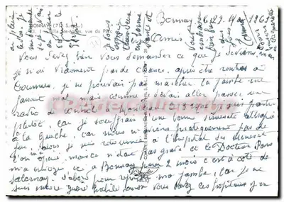 Willa Ste-Agnes — widok z ogrodu — wydawca L'im — Rewers