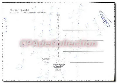 Macon (3.-et-L.) — vista geral aérea — CIM — Verso