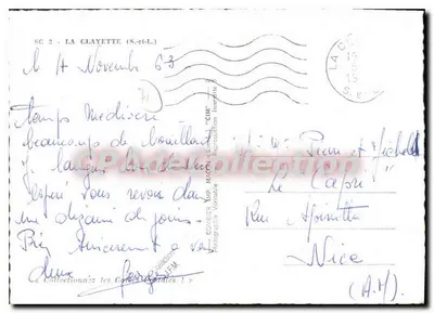 La Clayette (S.-et-L.) — Zamek i bramy — wydawca COMBIER — Rewers