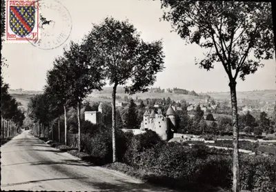 Couches-les-Mines — Castelo de Marguerite — Imprensa Bourgogne