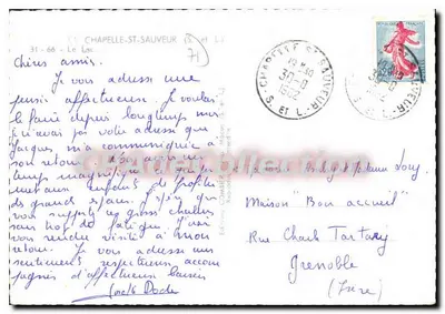 Jezioro Chapelle-Saint-Sauveur — widok jeziora otoczonego osikami — wydawca Cing — Rewers