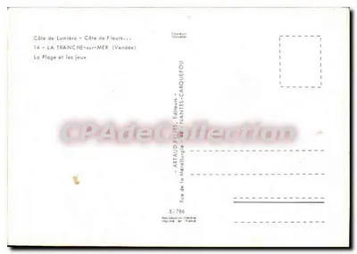 Szkoła pływania — basen Nausicaa — Tranchée-sur-Mer (Vendée) — Rewers