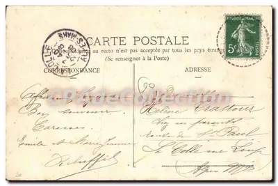 La Bastide - Algemene uitzicht (West) — Giraud, Uitgever — Achterkant