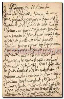 CANNES — Promenade de la Croisette e a Praia — L.L. n°149 — Verso