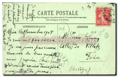 Monte-Carlo — A Tirolesa dos Pombos e o Casino vistos do Mar — LL. n°136 — Verso