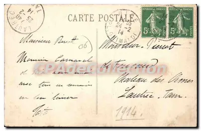 A Baía de Èze — Estrada de Nice a Monte Carlo — Platinodravure L.L. Paris — Verso