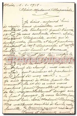 NICE — Rauba Capeu — Zonterras en Mont-Boron — B.F. — n°114 — Achterkant