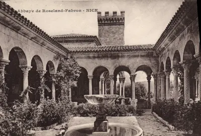 Wnętrze klasztoru Roseland-Fabron — Nice — J. Gilletta et Cie, Ed. Phot, Nice