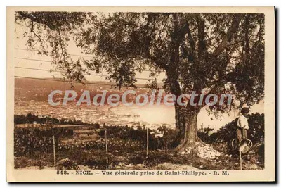 Ogólny widok Nicei z Saint-Philippe — R. M. — nr 548