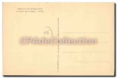 Abbaye de Roseland — Avenue de Fabron — Nice — L. Gilletta & Cie — Rewers