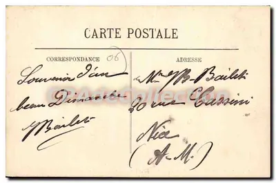 Monte-Carlo — O Tiro aos Pássaros e o Cassino vistos do Mar — LL. — N° 136 — Verso