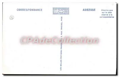 La Madone d'Utelle (A.M.) — Sanctuaire de N.D. des Miracles, Table d'Orientaion — éditeur CAP LÉVY NEURDEIN, NICE — Verso
