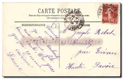 CANNES — Il Porto — CPAdeCollection — Verso