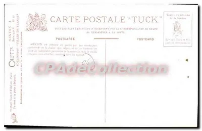 A Montanha — Menton, vista panorâmica — Oilette, série 6 — Verso