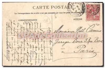 Stara pocztówka Souvenire de Mont Carlo Monaco ogólne widok Monte Carlo kasyno Monte Carlo teatr Monte C — Rewers