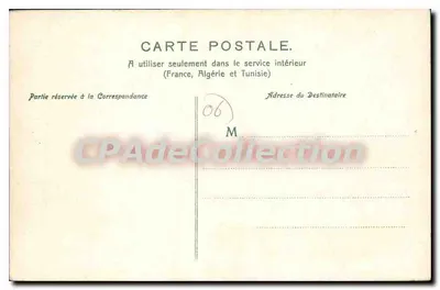 Menton — widok portu i starego portu — Édition Louis Glaser, Leipzig — Rewers
