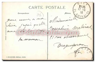 Donna della Costa Azzurra — N.D. Fot. — Verso