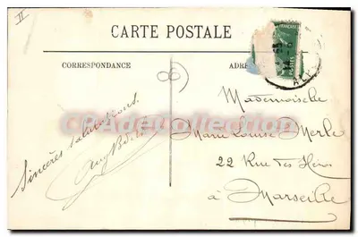Monte-Carlo — Widok na morze w kierunku Roquebrune — LL. — N° 111 — Rewers