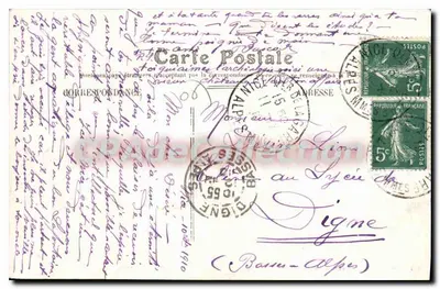 Monako — Pałac Książęcy — Wydanie specjalne „Dla Damskich Francji” nr 114 — Rewers