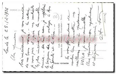 तेंडे में विरजिन के चर्च — तेंडे (ए.एम.) — फ्रांसीसी प्रांतों के स्मृति — पीछे