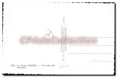 Il Vecchio Sospel — Un angolo pittoresco — Collection Privée — Verso