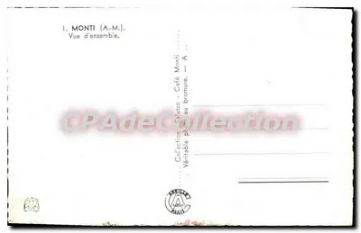 I. Monti (A.-M.) — Widok ogólny — kolekcja Saluzzo — Rewers